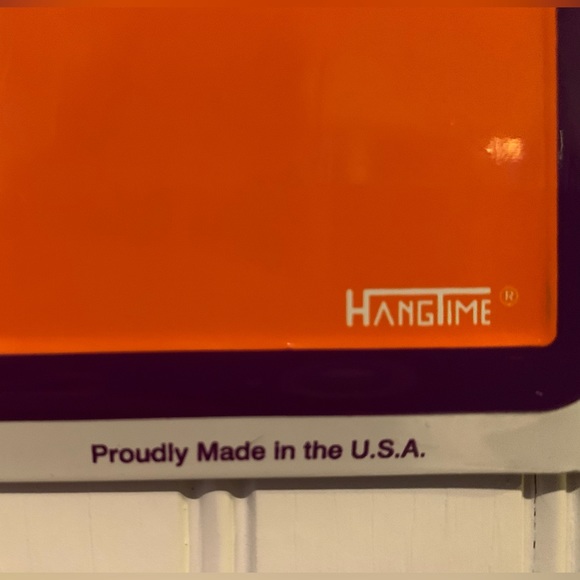 Clemson Fans Parking Only Metal Sign 12” X 18” - Picture 5 of 7